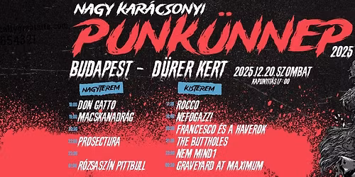 Nagy Kar\u00e1csonyi Punk\u00dcnnep 2025.