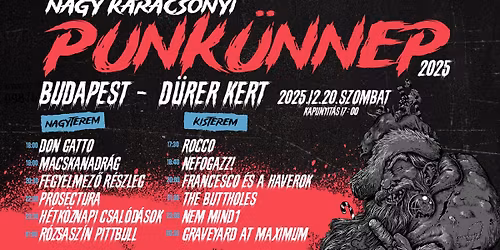 Nagy Kar\u00e1csonyi Punk\u00dcnnep 2025. 
