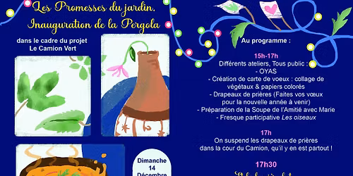 Les Promesses du Jardin - Inauguration de la Pergola