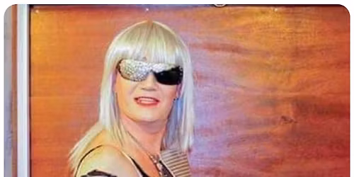 Miss Zandra & Andy Adonis as Elvis !