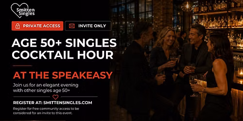 Singles Age 50+ Cocktail Hour