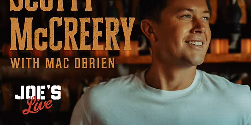 Mac OBrien opening for Scotty McCreery at Joe's Live Rosemont Acoustic Show