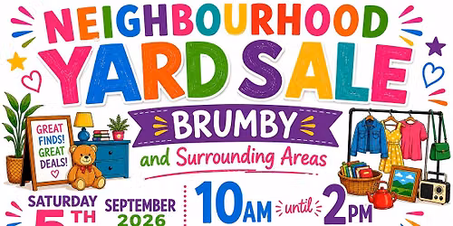 Neighbourhood YARD SALE - Brumby and Surrounding Areas