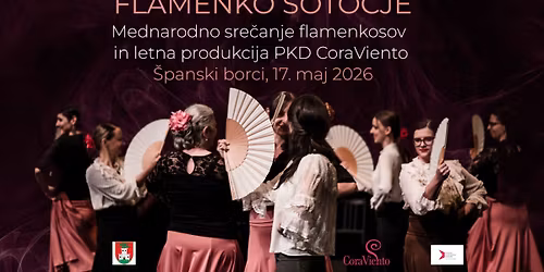 FLAMENKO SOTO\u010cJE - Letna produkcija PKD CoraViento in  mednarodno sre\u010danje flamenko plesalcev