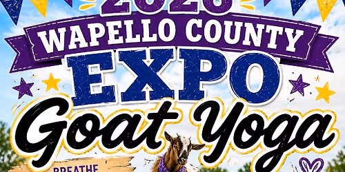 2026 Wapello County Expo Goat Yoga