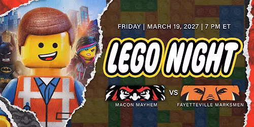 Lego Night - Mayhem vs. Marksmen