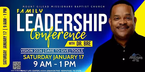 FAMILY LEADERSHIP DAY | VISION \u2022 TOOLS \u2022 BREAKOUTS