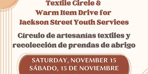 Textile Circle Warm Item Drive for Jackson Street Youth Services