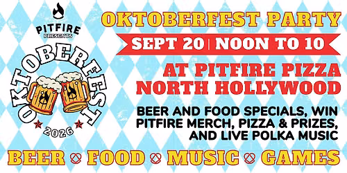 Pitfire Pizza Oktoberfest Party 2026 - Sunday