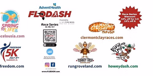 AdventHealth Clermont Clay 15k & 5k presented by LiveTrends Deisgn Group
