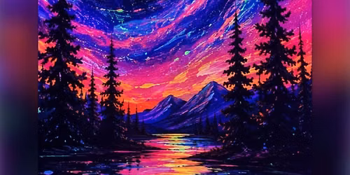 Northern Stardust, Black Light Paint Night!