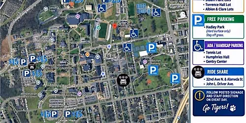 Homecoming 2026 Parking