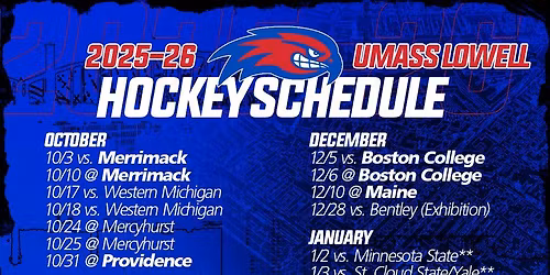 UMass Lowell River Hawks vs. Northeastern Huskies