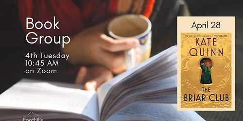 Book Group - 4th Tuesday at * 4 PM *