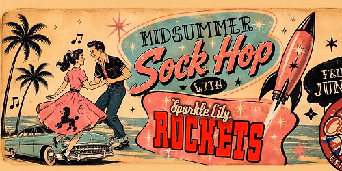 Mid Summer Sock Hop Party! — 127 W Main St, Spartanburg, SC, United States, South Carolina 29306