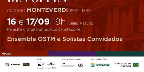 IV Festival Oficina de \u00d3pera - \u201cCenas da Coroa\u00e7\u00e3o de Poppea\u201d