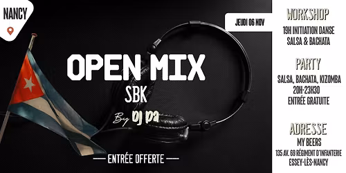 OPEN MIX SBK \ud83c\udfa7 DJ PA @MY BEERS NANCY 