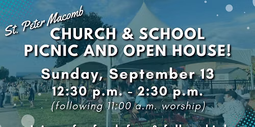 Annual Church & School Picnic 2026