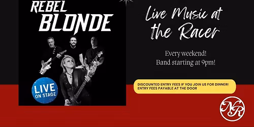 Live Music at the Racer ft. Rebel Blonde