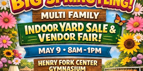 SPRING FLING INDOOR YARDSALE \u2728