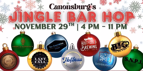 Canonsburg's 4th Annual Jingle Bar Hop