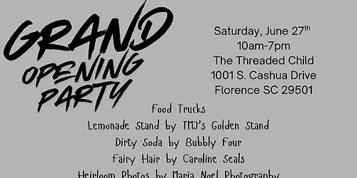 The Threaded Child Grand Opening Party