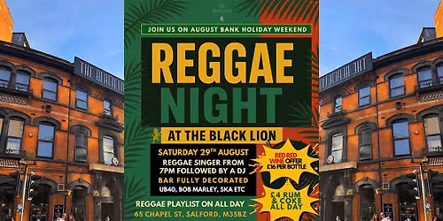Reggae Party With Live Singer & DJ