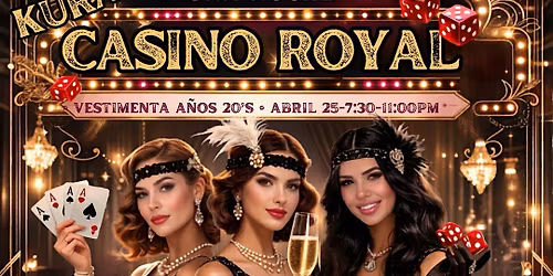 Noche de pintura: tema Casino Royal