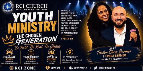 Youth Ministry - The Chosen Generation