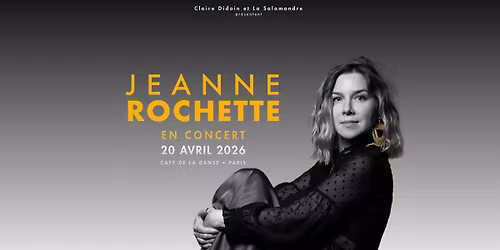 Jeanne Rochette au Caf\u00e9 de la Danse