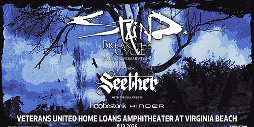 Staind: Break The Cycle 25th Anniversary Tour