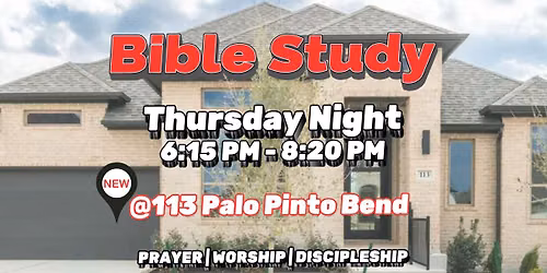 Bible Study (NEW Location)