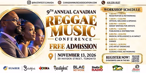 9th annual canadian reggae music conference