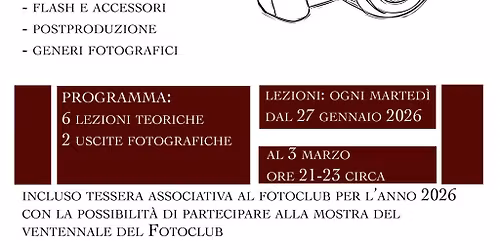 Corso Base Di Fotografia