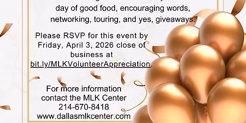 Volunteer Appreciation Brunch (Mix & Mingle)