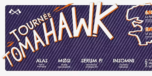 LA TOURN\u00c9E TOMAHAWK \u00e0 DINAN (Le Labo) - SAM 8 NOV ! \ud83c\udfb6