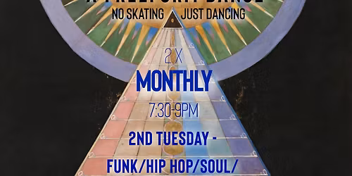 Freeform dance event. 2nd Tues (non-electronic mixes), 4th Tues (ecstatic dance organic electronic)