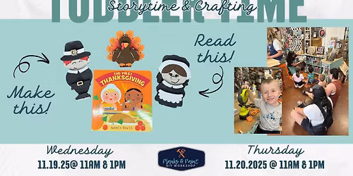 TODDLER TIME: THE FIRST THANKSGIVING