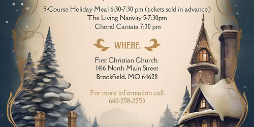 The Living Nativity at First Christian Church