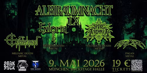 ALBTRAUMNACHT VOL. 9 @ BACKSTAGE M\u00dcNCHEN