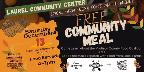 FREE COMMUNITY MEAL
