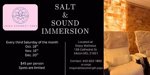 Salt & Sound Immersion 