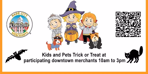 Kids and Pets Trick or Treat