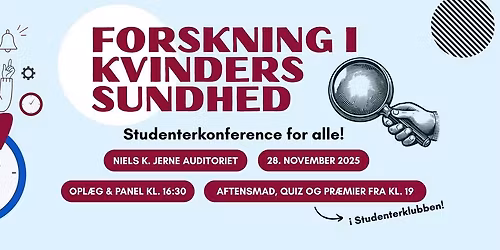 KVINDERS SUNDHED - Studenterkonference 