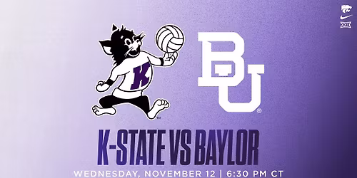 K-State Volleyball vs Baylor