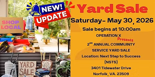2nd Annual Community Yard Sale