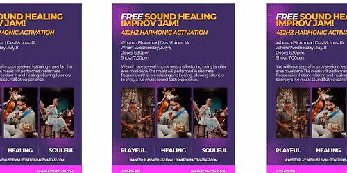432HZ Harmonic Activation: Sound Healing Improv Jam \/\/ FREE!