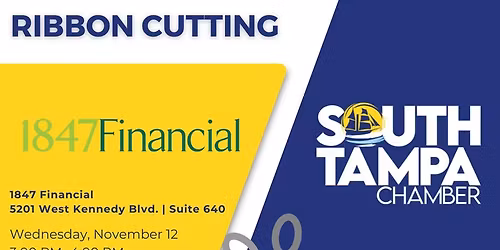 Ribbon Cutting for 1847 Financial