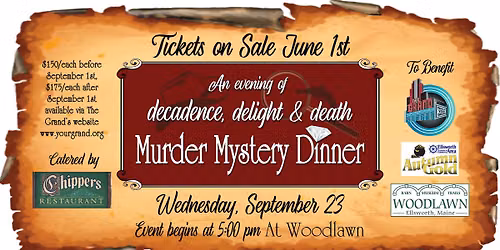 Murder Mystery Dinner
