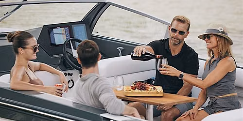 Wine & Waves: Luxury Indoor Boat Showcase | SkipperBud's Madison